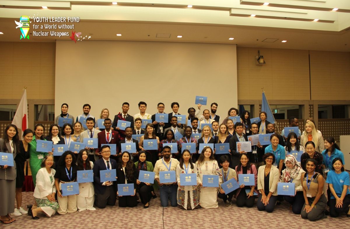 #DisarmamentWeek

We recall the #YLF study tour in August. Young leaders from 37 countries presented their “DeclarACTION”, as an action-oriented youth declaration for a world without nuclear weapons.

Watch it here:
youtube.com/live/JJTwW5snv…