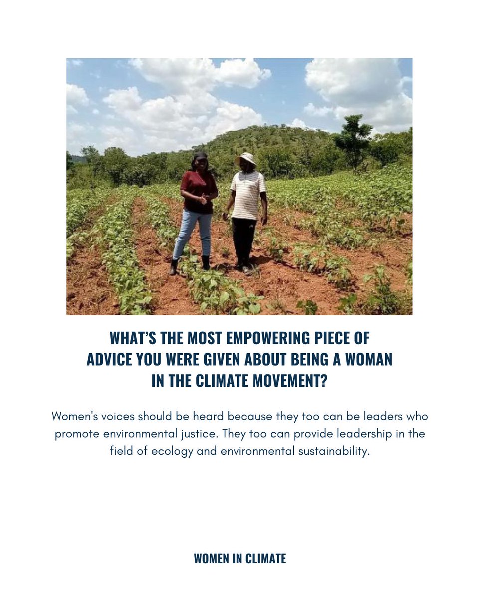 🌍 Meet Dorothy Mutimushi from Zambia! She’s leading tree-planting projects to combat deforestation and drought, building climate resilience in rural communities. Dorothy’s inspiring mission proves women are essential leaders in environmental justice. 🌱#WomenInClimate