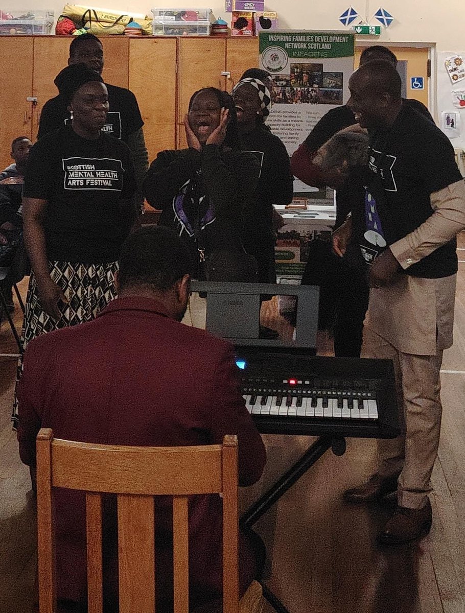 InspiringFamil5's tweet photo. We enjoyed all sorts of wonderful singing, rhythms, beats, sounds, lyrics, melodies, harmonies, and dance moves which was fun and quite satisfying at our @RMHAFestival #AmplifytoSatisfy event, because #music was employed as vehicle for conversation 
#Yestopotentials
#Notostigma https://t.co/098u7saEwD