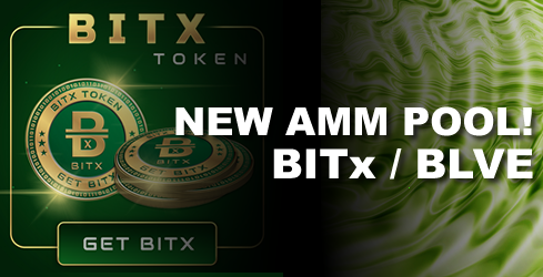 getbitx's tweet photo. New AMM Pool!
BITx / BLVE
➡️https://t.co/sr0vmp3tF5
#XRPL #XRPLedger #AMM #BITx #BLVE https://t.co/F1xo1EaTl3