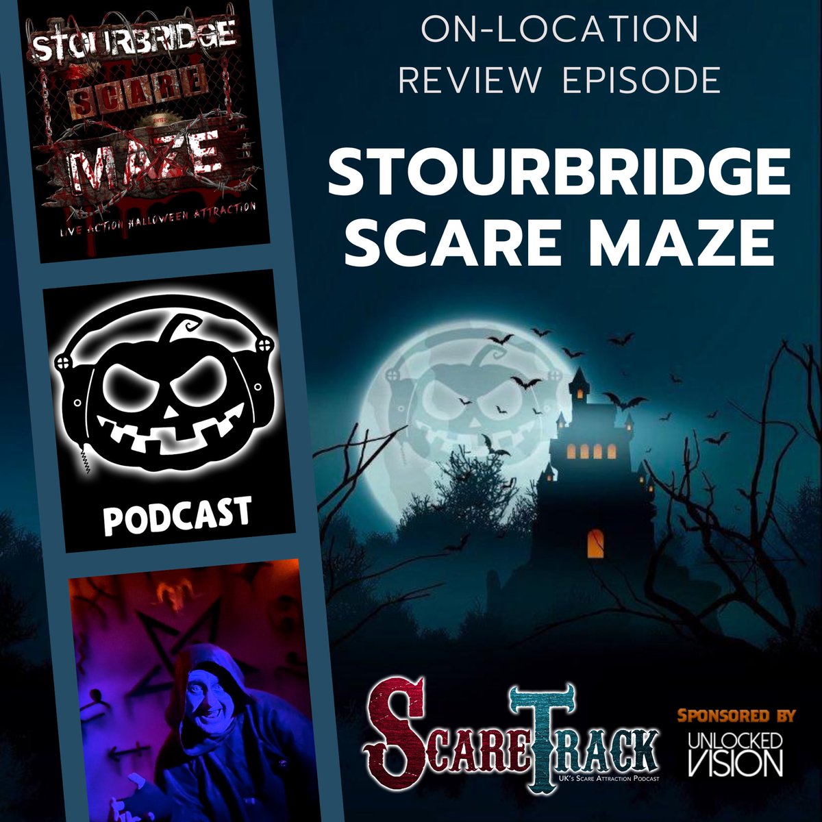 🎧NEW EPISODE OUT NOW🎧

ScareTrack- Stourbridge Scare Maze 2024

•On-location Review Episode• 

Click the link below or listen on any podcast platform.

scaretrack.podbean.com/e/scaretrack-s…

#gifted #stourbridgescaremaze #horror #maze #horrormaze #horrorcommunity #halloween