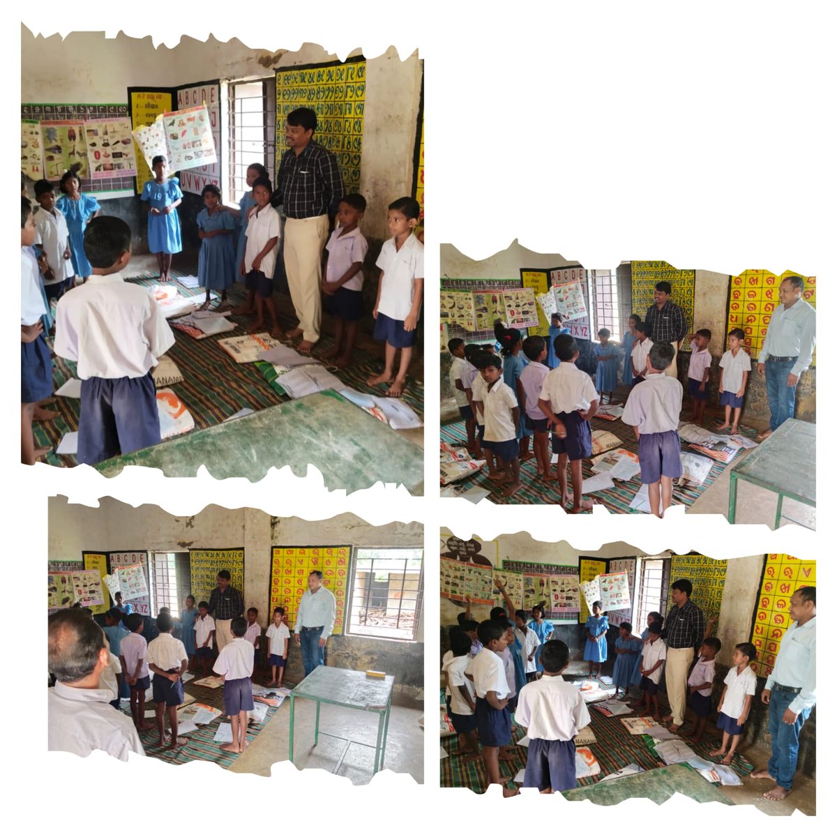 DeoDeogarh's tweet photo. ADEO, Academics Deogarh visit to the Govt. UPS ,Satakiari of Reamal block on dated 29.10.2024 &amp; the interaction classes was observed and conducted. It was seen  that the students participation was impressive upon the study according to their age. https://t.co/qM2FizURXN