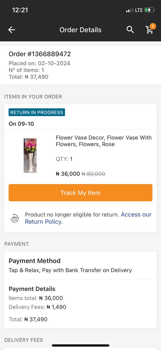 RichAmbition's tweet photo. Please I need some assistance because it's obvious the support team aren't able to help.
I've attached a screenshot of my order details below. 👇🏾👇🏾 https://t.co/uug6H0Qqj5