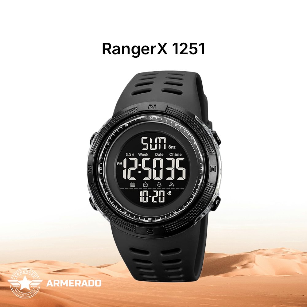 Armerado_offl's tweet photo. Stay on time and on track with the RangerX 1251 by Armerado.
Get yours now and conquer the outdoors!
#RangerX1251 #Armerado #DigitalWatch #AdventureGear
#OutdoorWatch #Timekeeping #RuggedWatch #PrecisionTime
#AdventureReady
Let's make it the star of your store! 🌟⌚️ https://t.co/P0NEj0DAvg