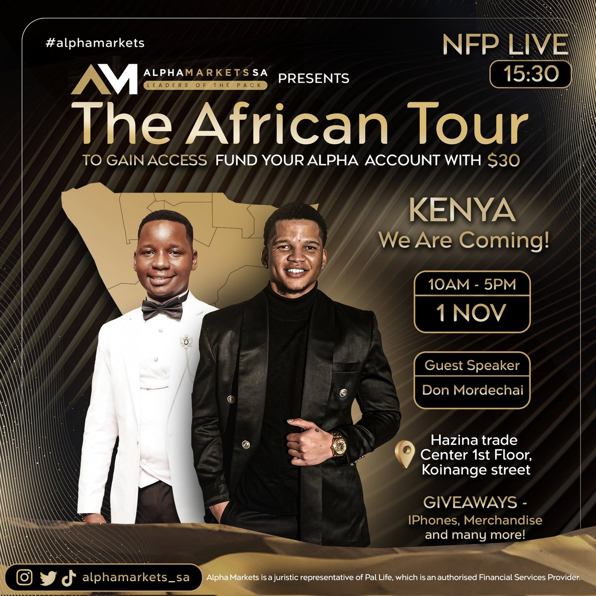 DaveKengabi's tweet photo. The long-awaited NFP week is here! Join us on November 1st at Hazina Trade Center, 1st Floor, for an exclusive financial market experience with Alpha Markets. Don’t miss this opportunity to witness the live NFP session and gain trading insights!#AlphaMarkets
Trade with Kafuri https://t.co/nnvQAeGA4Q