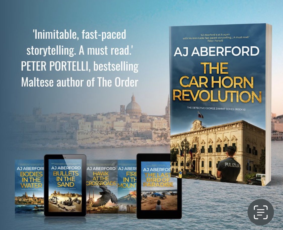 <a href="/SKGuna_writer/">S.K. Guna</a> Thanks SK. Today is PUBLICATION DAY for the 6th and final book in my #inspectorgeorgezammit #ceimeseries set in #Malta and the Southern Med. Escape the winter blues by taking yourself to sunnier climes and dive into the madcap world of our George! #thriller #actionadventure