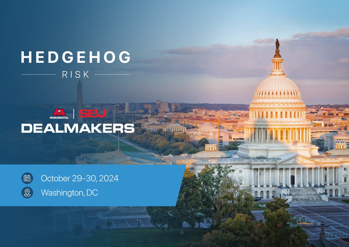HedgehogRisk's tweet photo. On route to the @SBJ and @MSE Dealmakers event in Washington, DC, where we'll be discussing the role of contingency insurance in high-stakes sports investments!

#SportsFinance 💰#Insurance #SBJ #SBJDM #SportsCapital https://t.co/HIHskKxTBM
