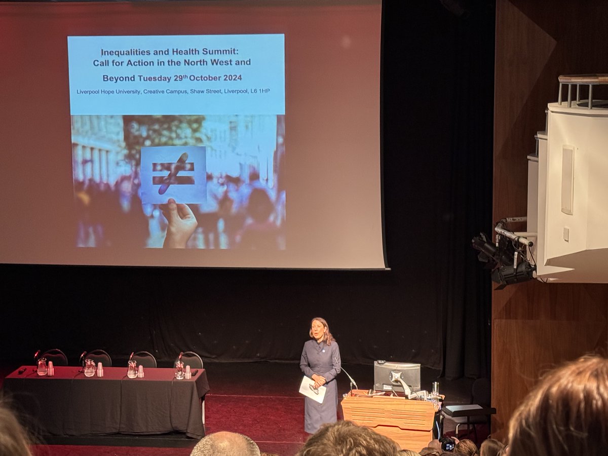 The_NHSA's tweet photo. The NHSA's @mandydixon100 is at the Inequalities and Health Summit in Liverpool hearing from @DPH_MAshton and @Debbie_abrahams MP about the health inequalities in Liverpool and other parts of the North and how these inequalities are not inevitable. https://t.co/OnJs6njnq0