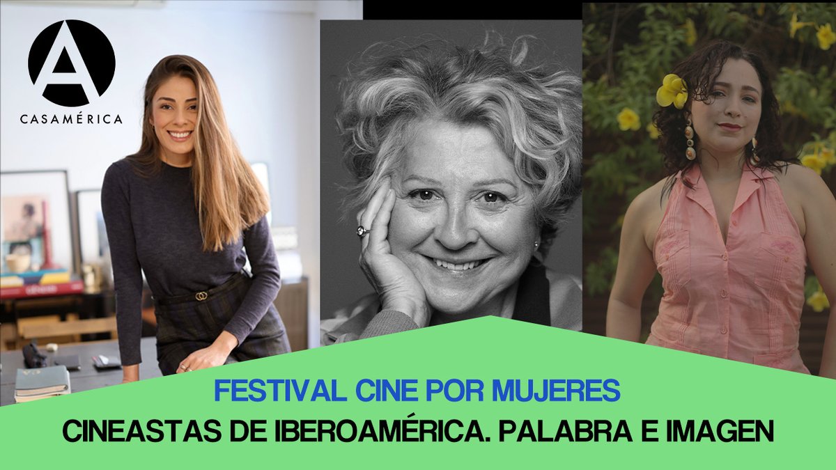 🎬 Casa de América organiza diversas actividades durante el 'Festival Cine Por Mujeres' de Madrid, que tendrá lugar del 29/10 al 10/11.
🗣️ Con Nina Marín, <a href="/Crisarana/">Cris Arana</a>, Esther García, Nuria Vidal y +.
🤝 Con @fcinepormujeres.
⌚️ 19 h.
🎫 Entrada libre.
🔗 casamerica.es/cine/cineastas…