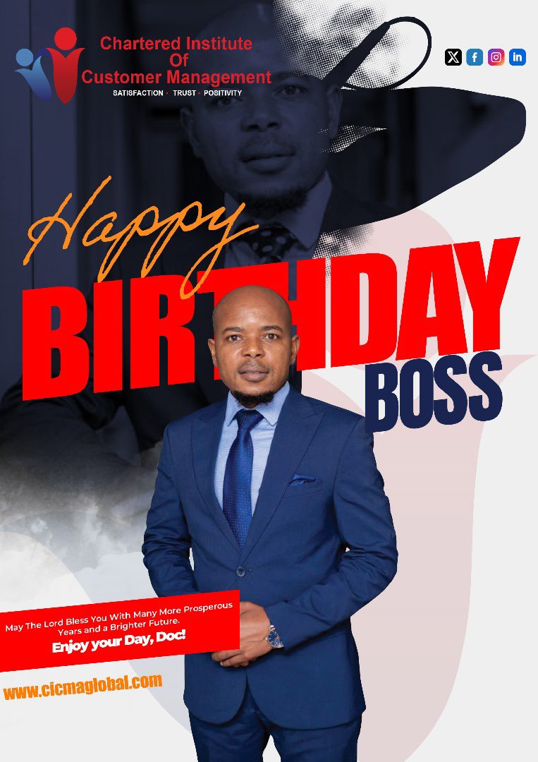 CICMGLOBAL's tweet image. Happy Birthday to our Executive Director, Dr. @MautsaRinos ! 🎉 Wishing you a fantastic year ahead filled with success, joy, and new achievements. Here’s to many more years of making a lasting impact! 🥳 
#happybirthday #forty #executivedirector #cicm