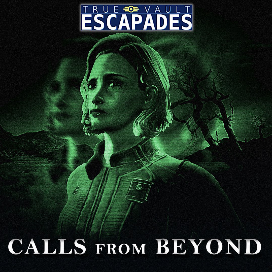 NEW (Spooky) EPISODE 🚨 👻 

Bunny receives telepathic messages intending to turn her into a murderer!

“Calls From Beyond” is available wherever you get podcasts! 

#TrueVaultEscapades #Fallout 

open.spotify.com/episode/7nWPkQ…