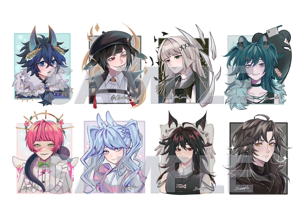 sleepeeart's tweet photo. Sob not me getting nervous tryna post comm sheets but ahh

[RT and likes appreciated!]

I made them cleaner to view

Last ones are skeb-like bust! And they’re $50 each with limited slots.

For more info, pls visit my vgen 🫶🙏 thank you for ur time 🩵

#VgenComm
#artcommission https://t.co/HA2Ga3c2wK