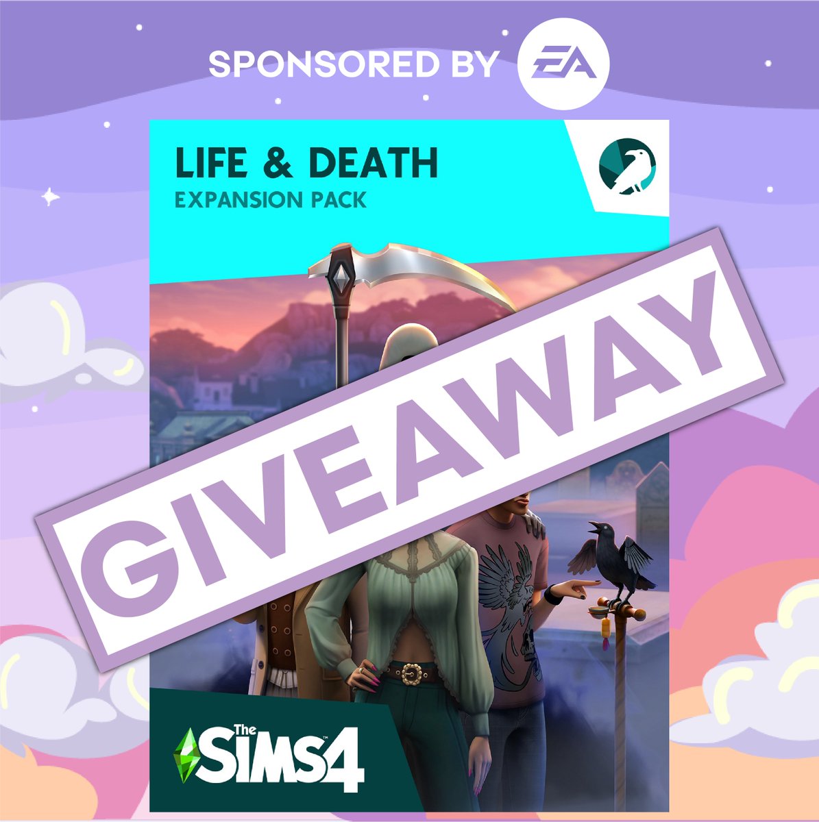 Thanks to the #EACreatorNetwork I am giving away one code for the sims 4 life and death expansion pack! #EAPartner #Ad #TheSims4LifeAndDeath 

To enter:
💜follow me
💜like &amp; retweet this
💜PC only

Winner is drawn November 1 at 4PM ET! 
Good luck!💜