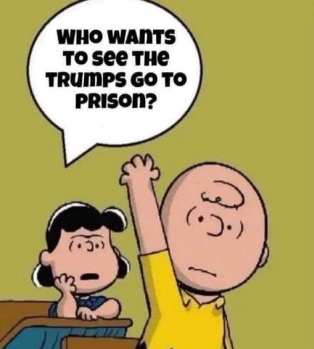 Raise your hand if you still want to see the Trump crime family go to prison! ✋️