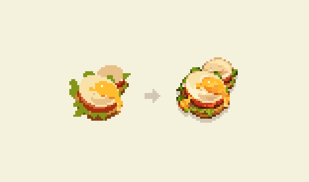 #pixelart #ドット絵 
🍔