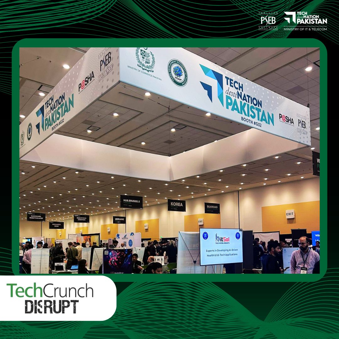 TechDestPak's tweet image. Day 1 at #TechCrunch Disrupt 2024!

The TechdestiNation Pakistan Pavilion is buzzing with excitement at TechCrunch Disrupt, as the top IT companies from Pakistan showcase their talent and cutting-edge tech innovations.

#techcrunch2024 #TechDestinationPakistan
#pakistanpavillion