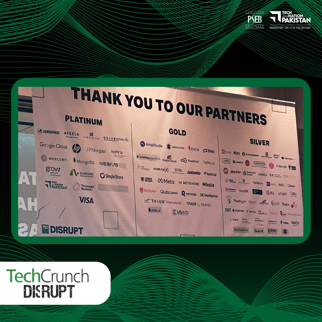 TechDestPak's tweet image. Day 1 at #TechCrunch Disrupt 2024!

The TechdestiNation Pakistan Pavilion is buzzing with excitement at TechCrunch Disrupt, as the top IT companies from Pakistan showcase their talent and cutting-edge tech innovations.

#techcrunch2024 #TechDestinationPakistan
#pakistanpavillion