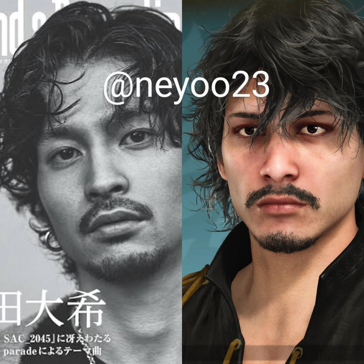 モンスターハンターワイルズ体験版で
King Gnu常田さんぽいアバターが
簡単に作れたんで嬉しい👑🐃
#KingGnu 
#常田大希
#モンハンワイルズ