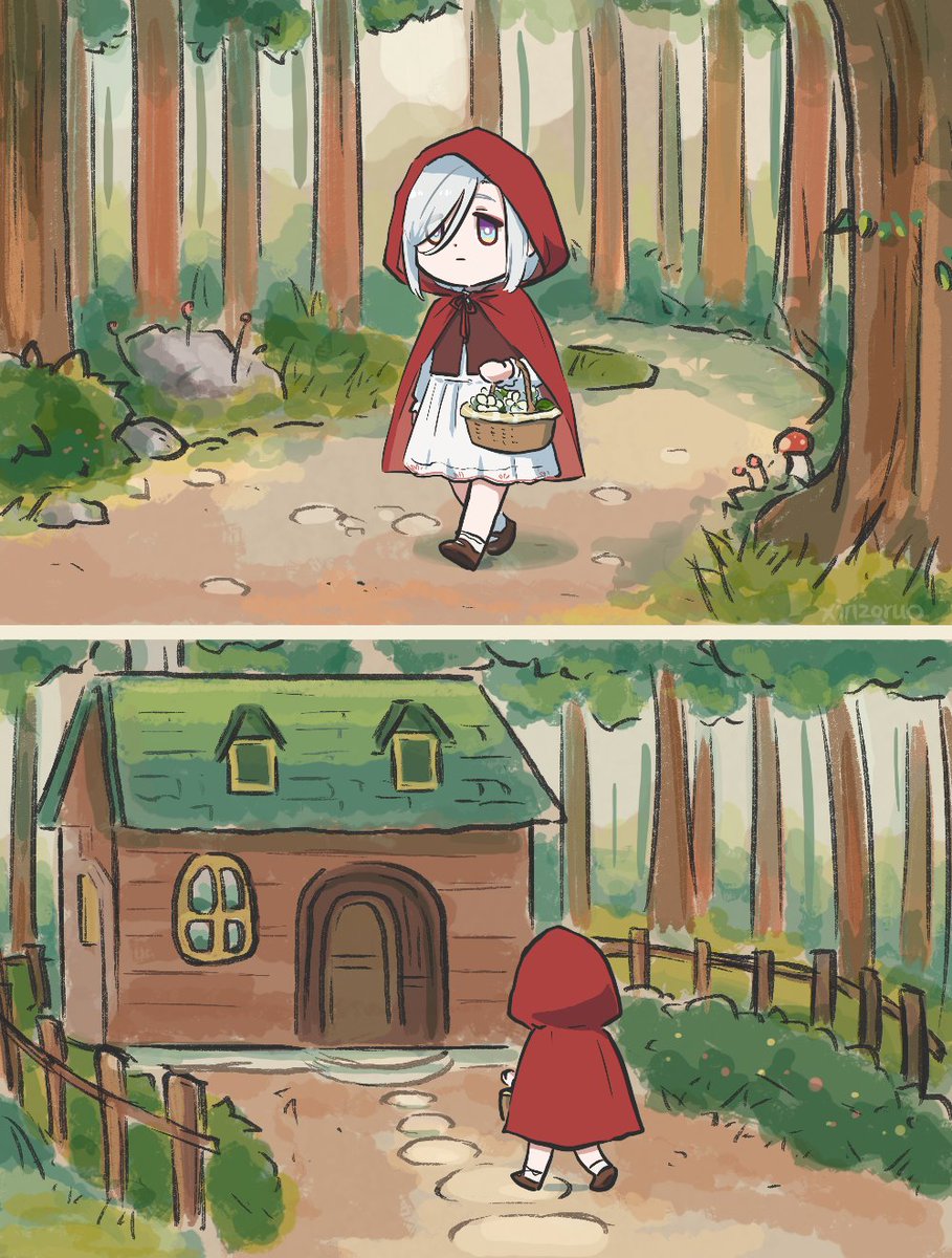xinzoruo's tweet photo. Little Red Riding Hood
#Shenhe #Yelan https://t.co/jhApe9Szht