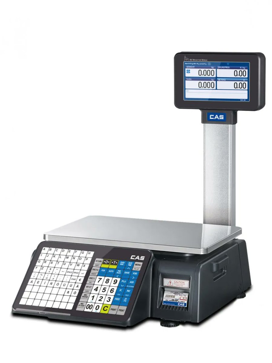 digitalwaagen's tweet photo. #CAS #Waagen CAS CN1 #Etikettierwaage die ideale Wahl für Theken und Verkaufsräume, insbesondere für das  #Etikettieren von Dosen und #Verpackungen im #Lebensmittelbereich. https://t.co/dmUyoDs0Ed https://t.co/UYIlbrL6yM