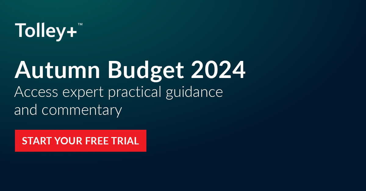 Ensure you have access to expert guidance on what all the Autumn Budget's changes will mean for you and your clients. Start your free 7-day trial to Tolley+™ today to access it:  ow.ly/M2sP50TVfRW

#AutumnBudget2024 #Tolley #Budget #Tax