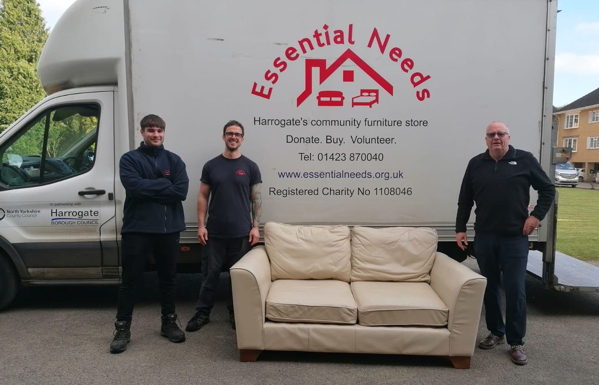 We recently started an initiative with local furniture stores for their customers to donate their existing furniture to us when they buy new items. A big thank you to Mr Noble who was the first customer to donate under this scheme and <a href="/CotswoldCo/">The Cotswold Company</a> for their support. #reuse