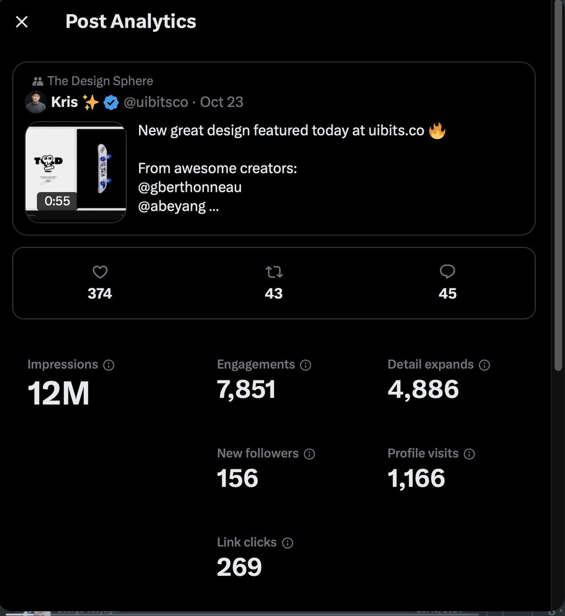 uibitsco's tweet image. Wow what a highlight - thanks to @TheDesignSphere community &amp;amp; @retromauro