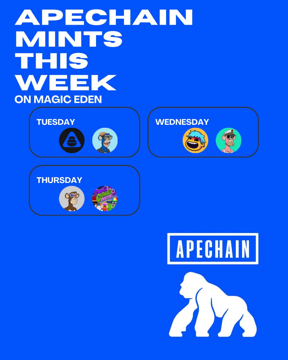 There’s A LOT happening on ApeChain 🦍