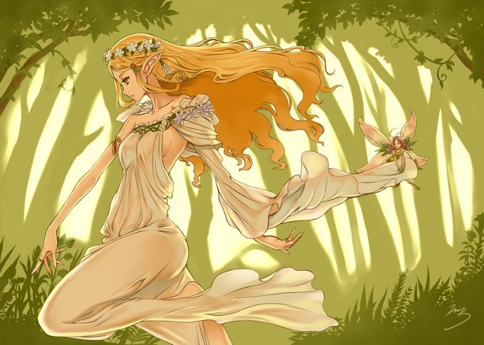 #これを見たやつは飛んでる画像を挙げろ
羽のあるキャラをめったに描いていないこと気付きました😅昔はよく描いていたんですけどね～ 