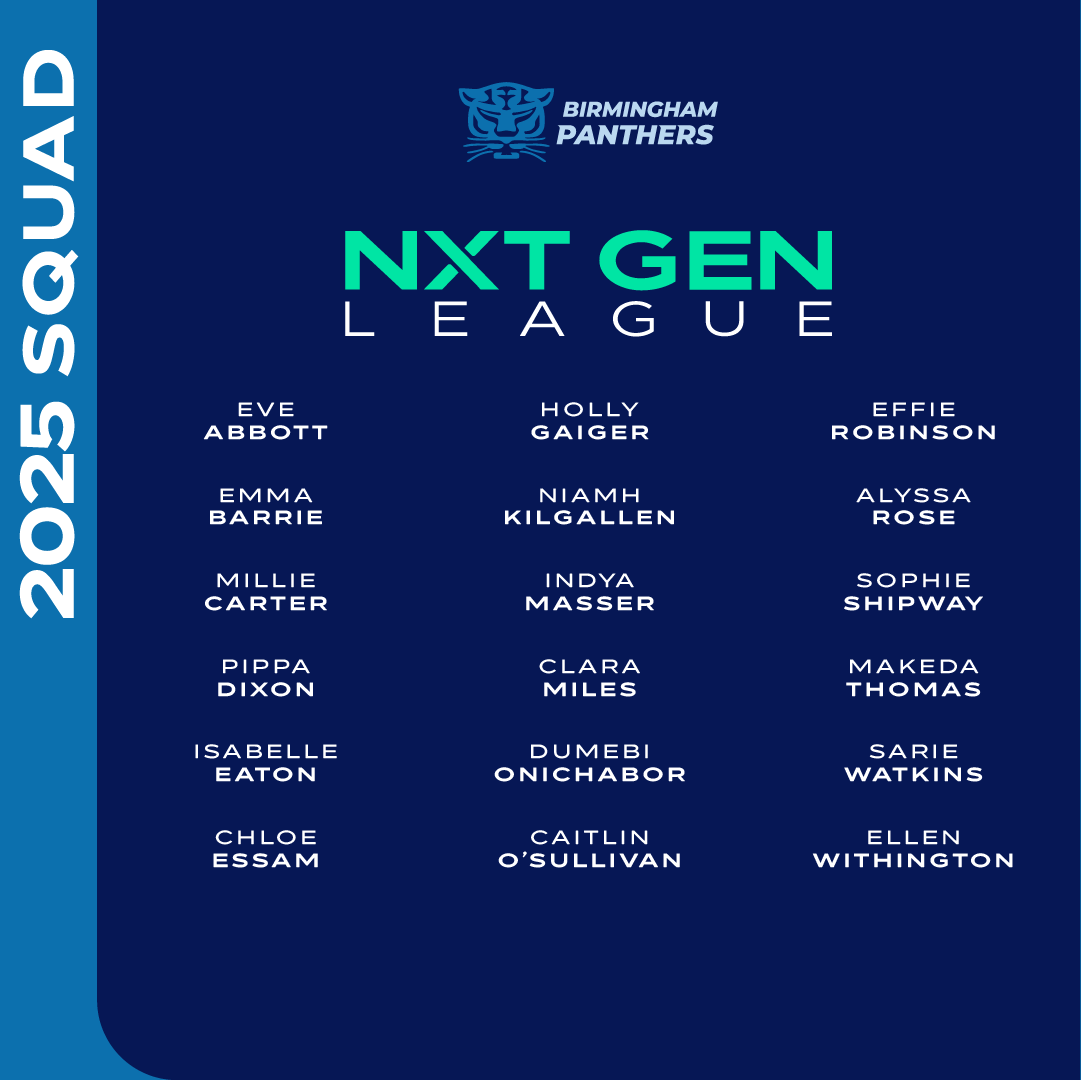Netball Super League (@netballsl) on Twitter photo The inaugural line-up for <a href="/PanthersNball/">Birmingham Panthers Netball</a> ๐
Sign up to their mailing list to hear all about upcoming fixtures and pre-season!
birminghampanthers.sportmailer.com/p/7KOR-5YK/sigโฆ
#NXTGen | #NSL2025 The inaugural line-up for <a href="/PanthersNball/">Birmingham Panthers Netball</a> ๐
Sign up to their mailing list to hear all about upcoming fixtures and pre-season!
birminghampanthers.sportmailer.com/p/7KOR-5YK/sigโฆ
#NXTGen | #NSL2025