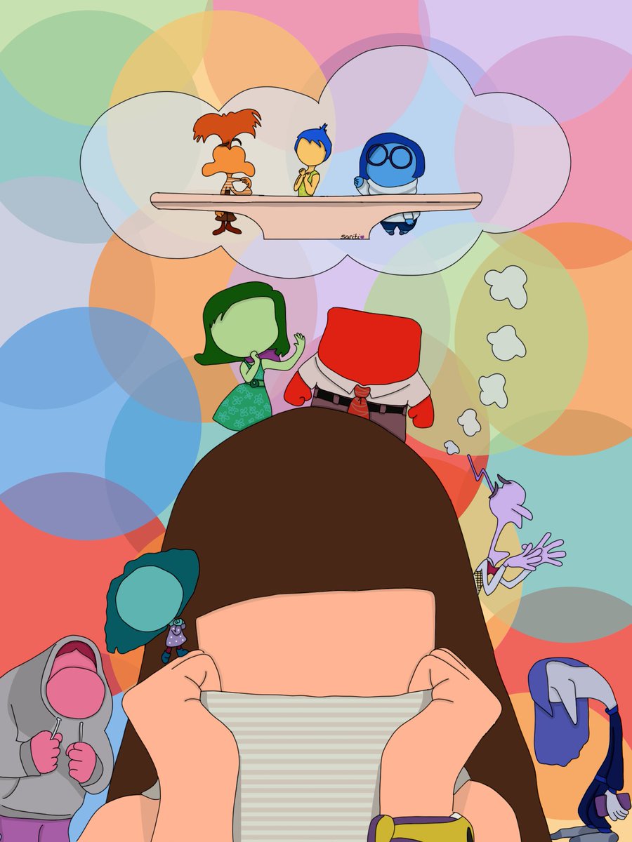 ❤️🧡💛💚💙💜
#art #ilustration #InsideOut2fanart #insideout #InsideOutDisgust #drawing #Artist_art