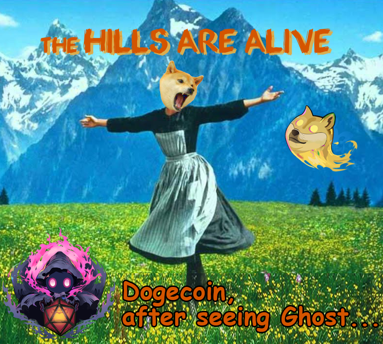 When Doge <a href="/dogecoin/">Dogecoin</a>  saw me, his barking echoed through the valley, 👻👻👻👻👻wowowow...