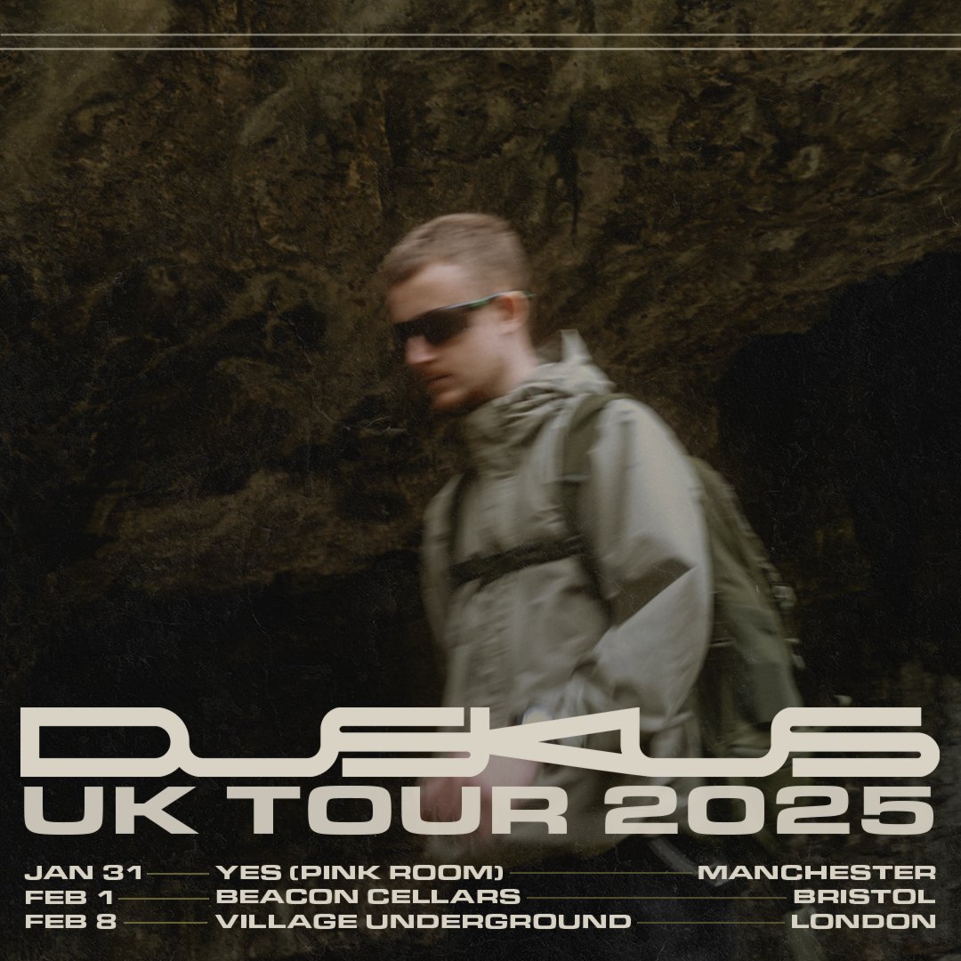 gigsandtours (@gigsandtours) on Twitter photo DJ, producer and multi-instrumentalist <a href="/DuskusOfficial/">Duskus πΏπͺ¨ππΌβΊοΈπ</a> has just announced UK tour dates in 2025! π
Tickets on sale this Friday at 10am via tix.to/Duskus2025 DJ, producer and multi-instrumentalist <a href="/DuskusOfficial/">Duskus πΏπͺ¨ππΌβΊοΈπ</a> has just announced UK tour dates in 2025! π
Tickets on sale this Friday at 10am via tix.to/Duskus2025