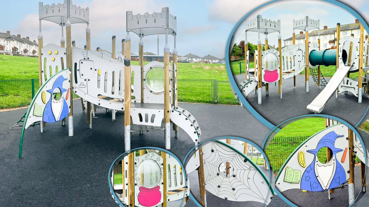 Playdale's tweet image. Double, double, toil &amp;amp; trouble; fire burn &amp;amp; cauldron bubble! 🧙🏻‍♀️🔮🪄

This spooky #playground, with creepy crawlies and a bubbling cauldron, lets young witches &amp;amp; wizards brew potions &amp;amp; cast spells for #HoursOfFun!

More #PlaygroundTheming ideas➡️bit.ly/3Qi94jD