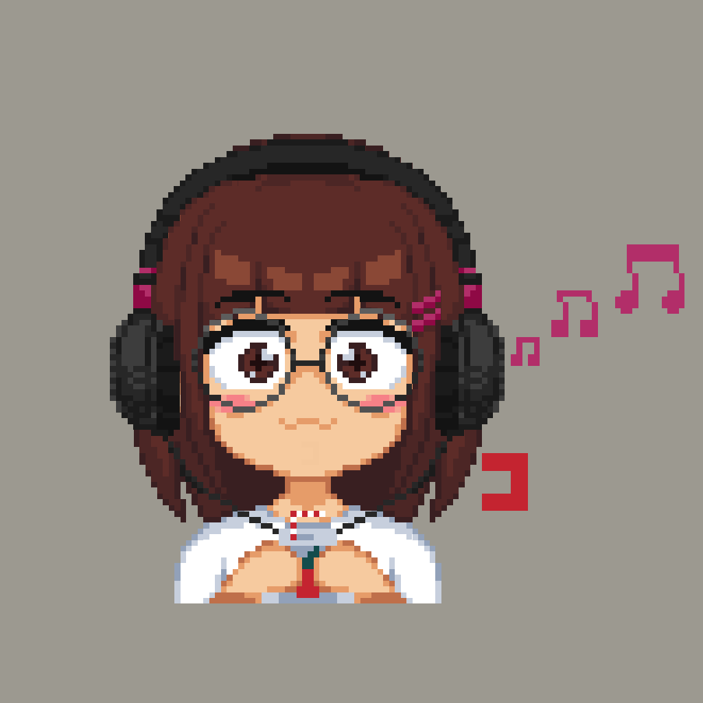 28/31 - Lofi/Chill

#pixelart #aseprite #music #chill #lofi #comfy #glasses