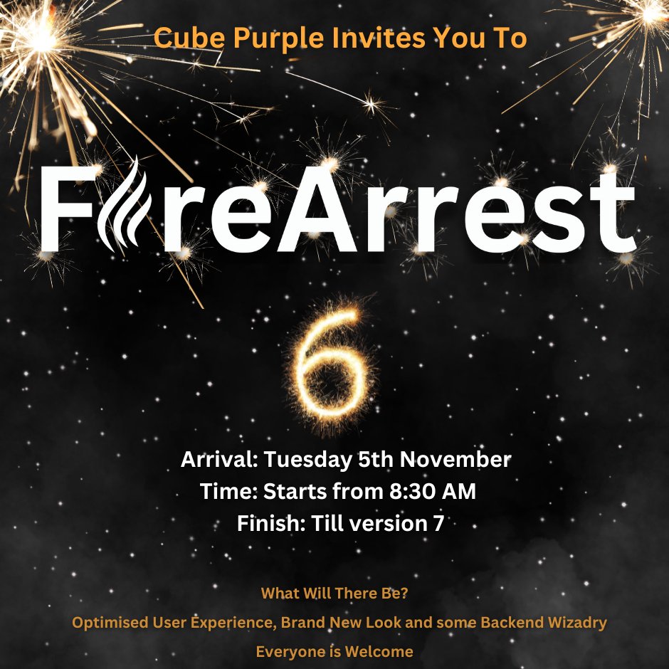 Remember Remember...

FireArrest 6 is coming soon!

#Update #FireArrest #BonfireNight