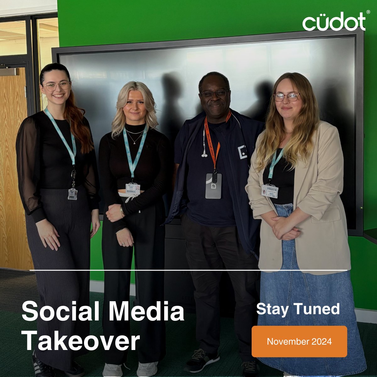 At Cüdot, collaboration is essential to our mission. We’re thrilled to announce our fourth year partnering with <a href="/DerbyUni/">University of Derby</a>. 

Students will manage our social media for the next four weeks, offering insights into who we are and what we do!

#Cudot #CudotCollaboration