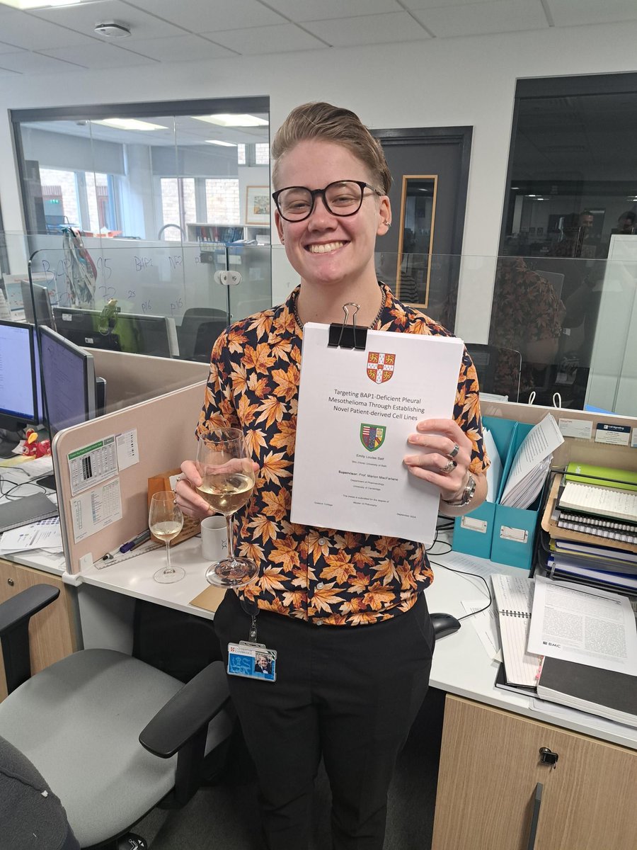 MRC_TU's tweet photo. Congratulations to Emily in the MacFarlane lab who successfully passed her MPhil viva yesterday! 🎉 https://t.co/WgMN0UhWFN