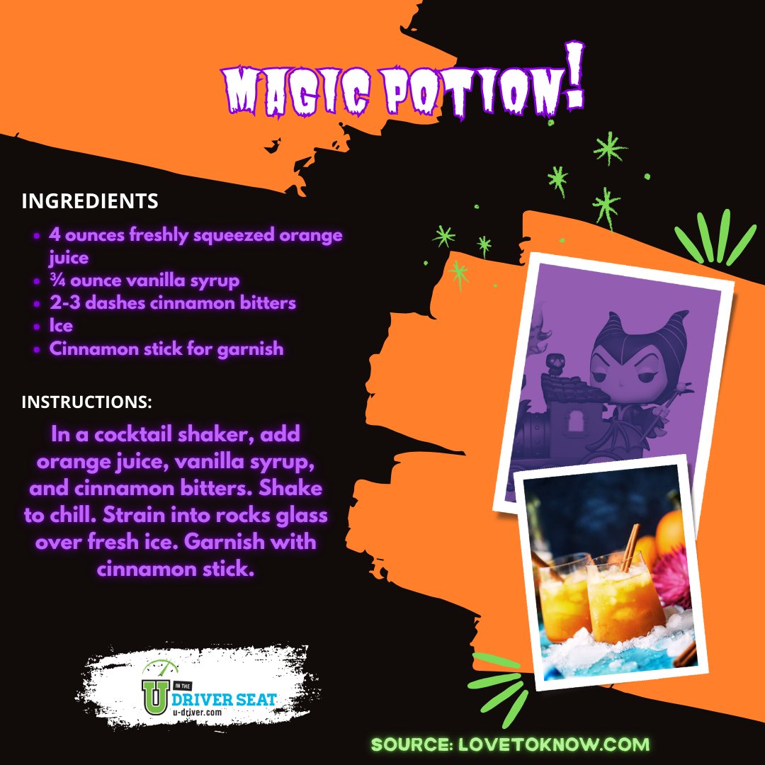 UDriverSeat's tweet image. This #NationalSubstanceAbusePreventionMonth -we really need to make ourselves some delicious #Halloween #Mocktails and #DriveSober 💚🎃 It's up to all of us to prevent #ImpairedDriving and save lives! #SafeDriving matters! #EndTheStreakTX #TrafficSafety