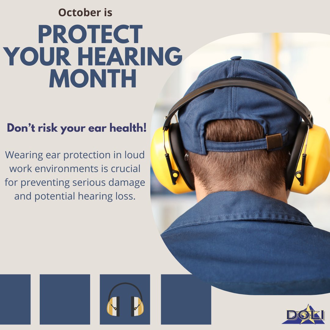Don't risk your ear health! Protect your hearing before it's too late by wearing proper ear protection in loud work environments. #ProtectYourHearingMonth #VOSH