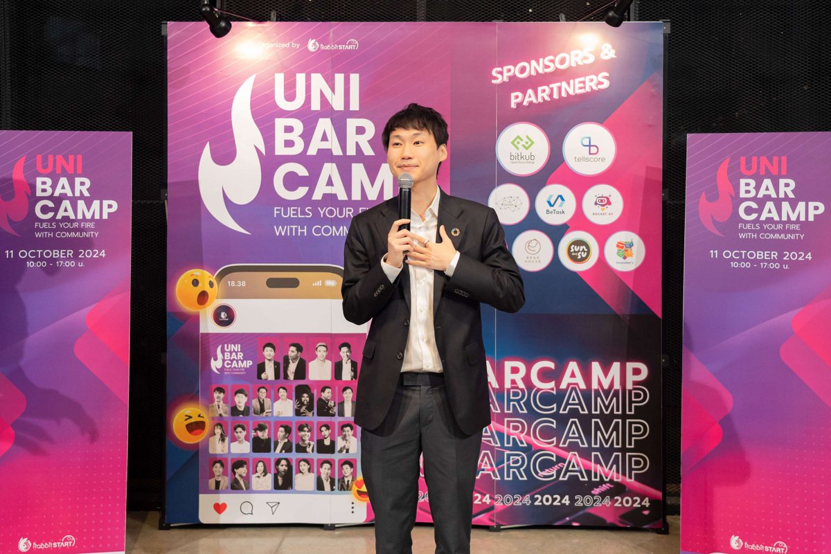 toppjirayut's tweet photo. ภาพบรรยากาศภายในงาน Uni BarCamp ครั้งที่ 2 โดยในครั้งนี้ผมได้มาร่วมแลกเปลี่ยนความรู้และประสบการณ์ระหว่างนักศึกษา ในฐานะผู้ประกอบการ ภายใต้หัวข้อ "Content Creator, Influencer and Digital Marketing" ครับ
#RabbitStart #UniBarCamp2 #Connection #Toppjirayut #ท๊อปจิรายุส https://t.co/1lQu2b4MEI