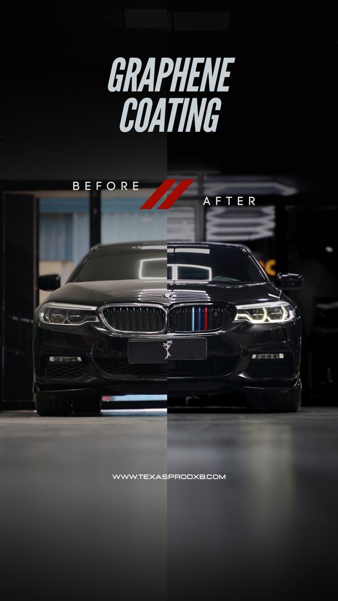 TexasPro3's tweet image. Graphene coating is an advanced protective layer that enhances your vehicle's durability and resistance to scratches, UV rays,and environmental contaminants. Its hydrophobic properties make cleaning effortless, ensuring a sleek,long-lasting finish.
#GrapheneCoating #CarProtection