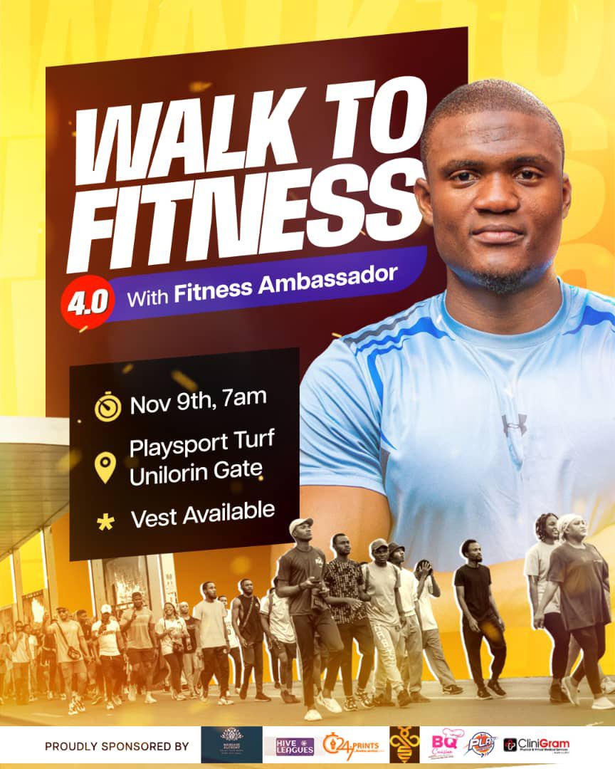 *Why You Should Attend WALK2Fitness 4.0!*
1.Join a growing movement! Over 500 participants have attended previous editions.
2.Expand your network! Connect with like-minded individuals and potential business partners.
Secure your spot  via the link below.
forms.gle/MB2Ljsdn8fvbD7…