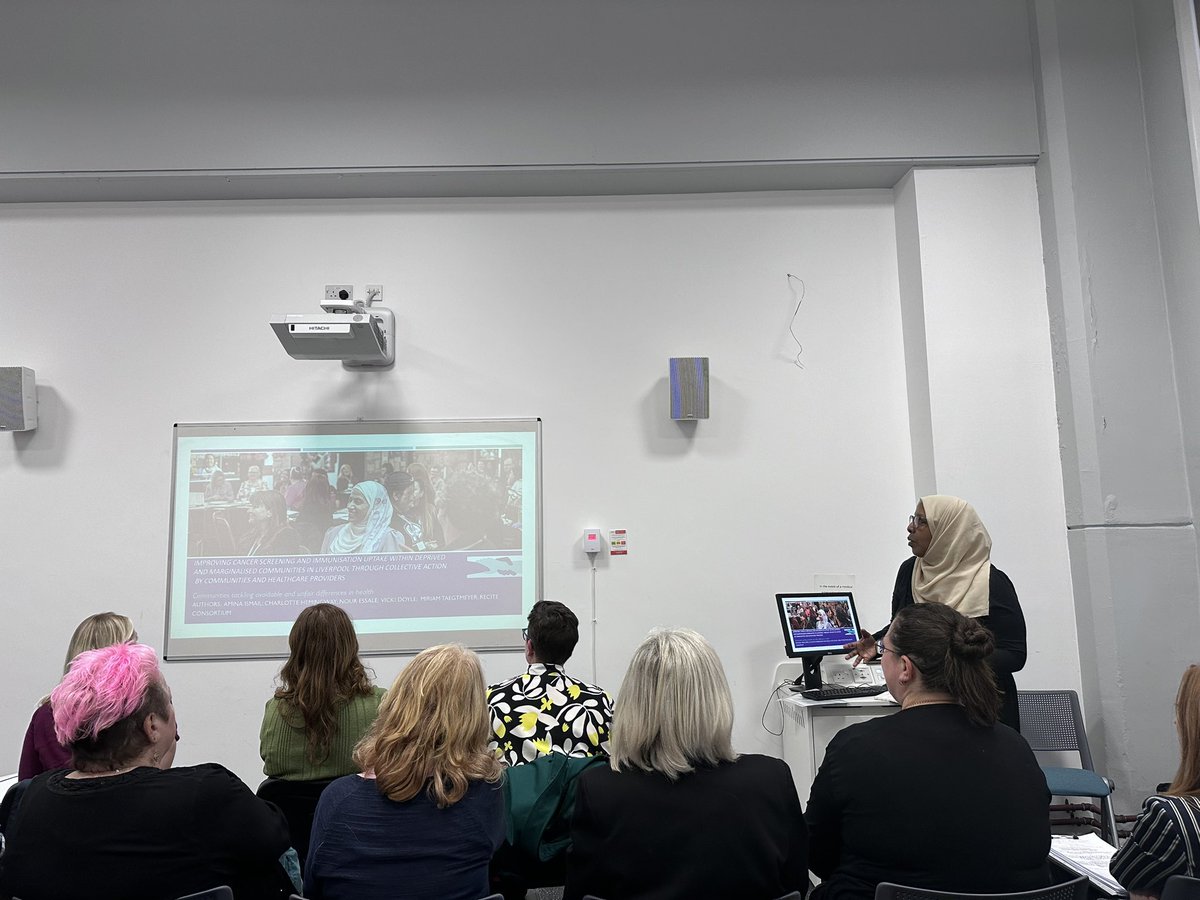 Well done <a href="/Amina/">Amina</a> Ismail
Presenting Health Equity Liverpool (HELP) project , and how we tackle health inequity liverpool , at #Inequalities and Health Summit.
<a href="/LiverpoolChange/">Events for Change (Liverpool)</a>
<a href="/LSTMnews/">LSTM</a>