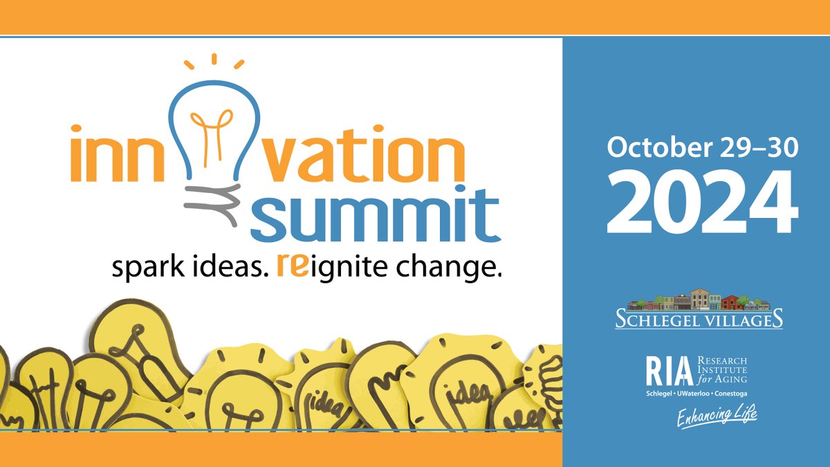 SchlegelVillage's tweet photo. Ready for two days of inspiration at Schlegel Villages’ Innovation Summit! We’re diving into bold ideas to reimagine senior care with sessions on tech, wellness, and community. 

#SVInnovates #Innovation https://t.co/viIxN16PGY