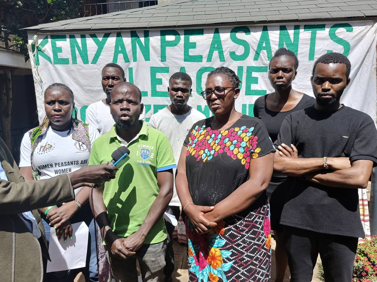 PeasantsLeague's tweet photo. Media briefing on impending #October31Ruling on whether or not Court will continue to hear petition against the lifting of the ban on GMOs #KeepTheBan #FarmersSeeds
@1000currents
@via_campesina @GRAIN_org @GlobalAktion @globaltfokus @ESAFFUG @cidioti @FundAgroecology @KPL_Women https://t.co/crHwcPJydO