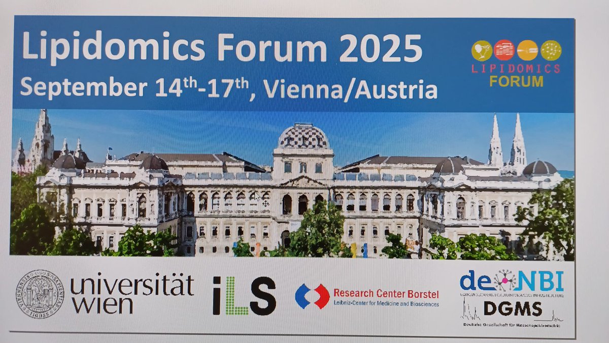Save the date! Lipidomics Forum 2025 in Vienna. From Nutrition to Neurolipidomics and beyond. <a href="/___iLS____/">International Lipidomics Society</a> <a href="/LabShevchenko/">Shevchenko Lab</a> <a href="/lipidmaps/">LIPID MAPS</a>  <a href="/LabShevchenko/">Shevchenko Lab</a>  <a href="/AvantiResearch/">Avanti Research</a> <a href="/biocrates_life/">biocrates life sciences</a> <a href="/Cayman_Islands/">Cayman Islands</a> <a href="/SlingLipidomics/">SLING Singapore Lipidomics Incubator</a>