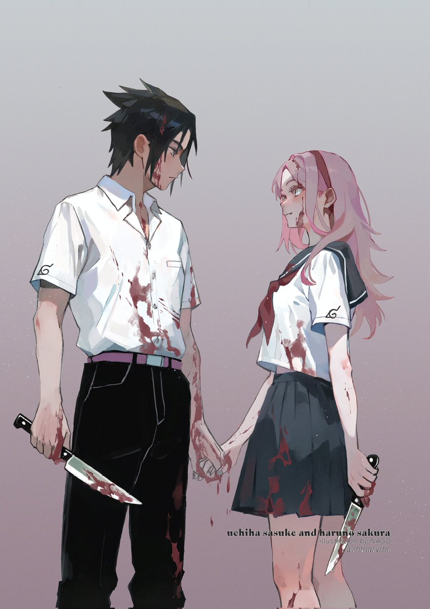 .𖥔 ݁ ˖🔪bloody baddies🩸.𖥔 ݁ ˖
#sasusaku #sshalloween24
