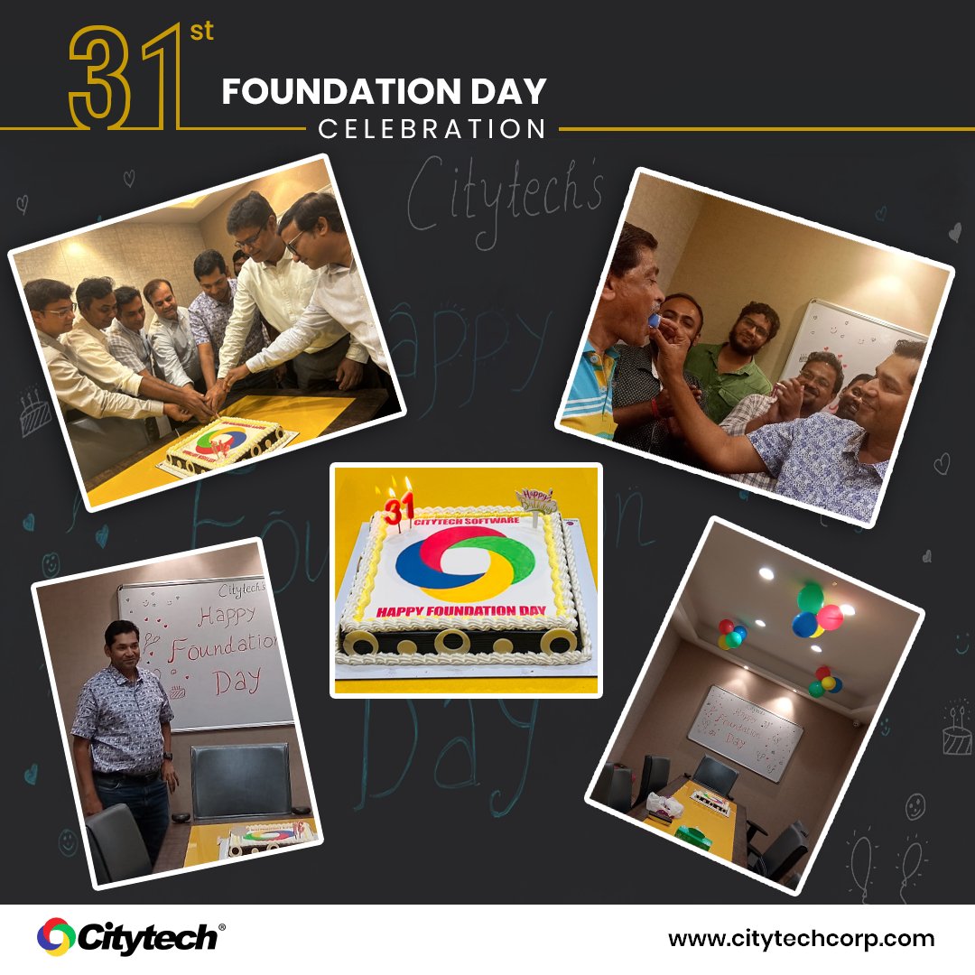 citytechsoft's tweet photo. What a journey it has been for @citytechsoft! Celebrating 31 years of transforming challenges into #opportunities and driving growth through #technology. A big shoutout to our amazing team and partners for their relentless spirit & #dedication.
#FoundationDay #31yearsofsuccess https://t.co/QII1ijgAuv