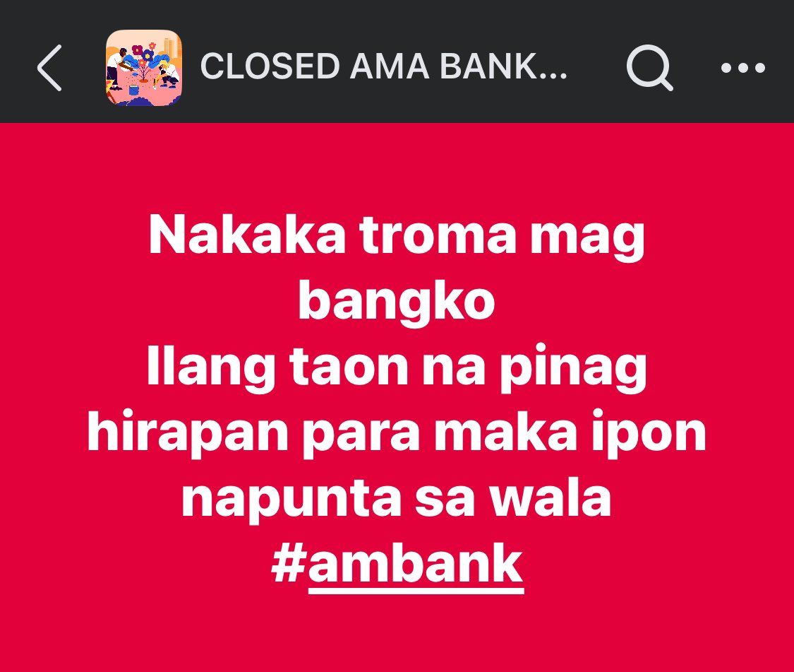 trail_road's tweet photo. @DrTonyLeachon @SCPh_PIO Congratulations po Doc, your relentless pursuit paid off..
Anong pwede kaya gawin ng mga depositors ng #AMABAnk para makuha nila kanilang deposits.
Similar situation pera ng tao ayaw ibigay ng @BangkoSentral @OfficialPDIC grabe conspiracy at depositors expense. https://t.co/FPJ7XfDLDa